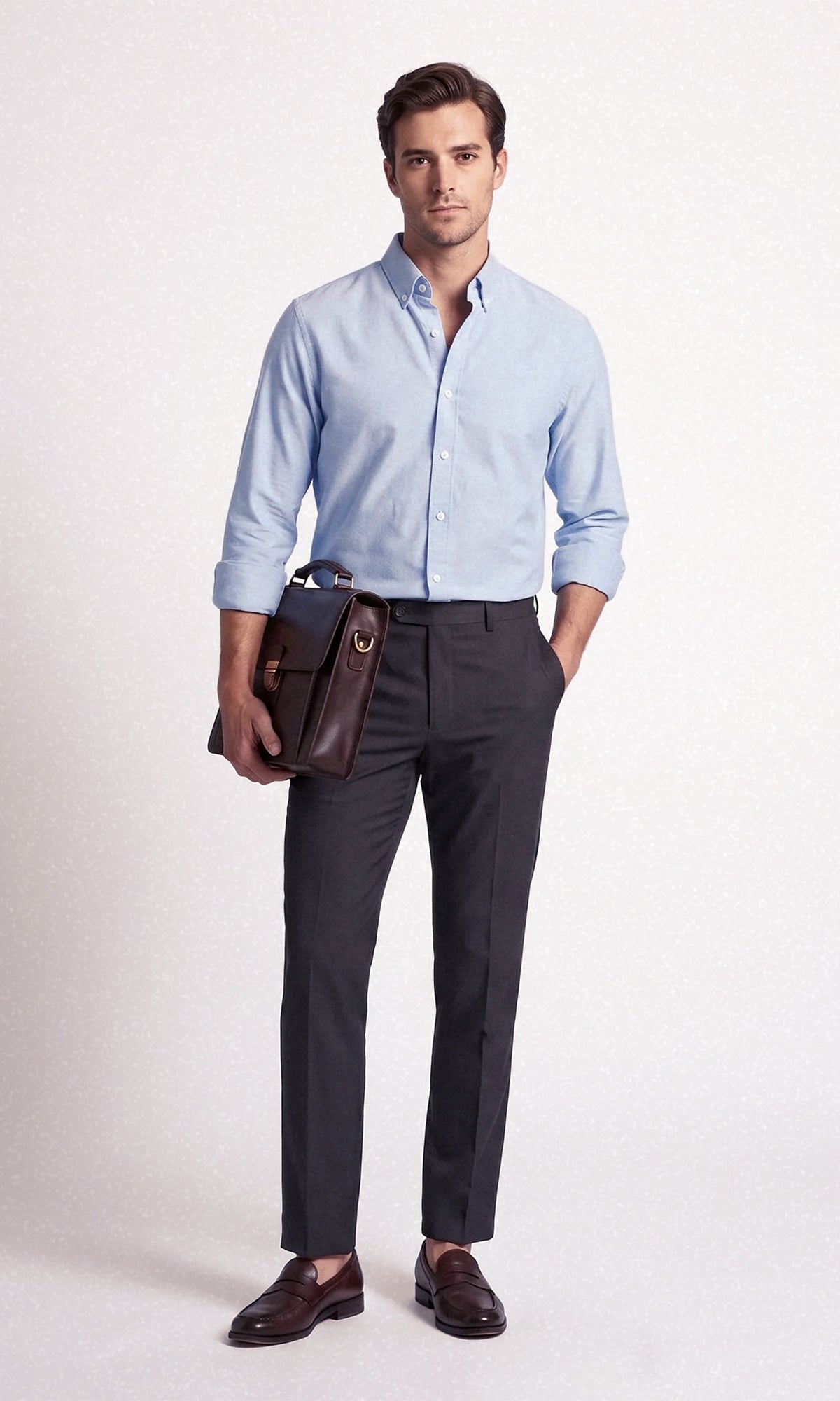 FOUNDER'S SOLID SHIRT - SKY BLUE