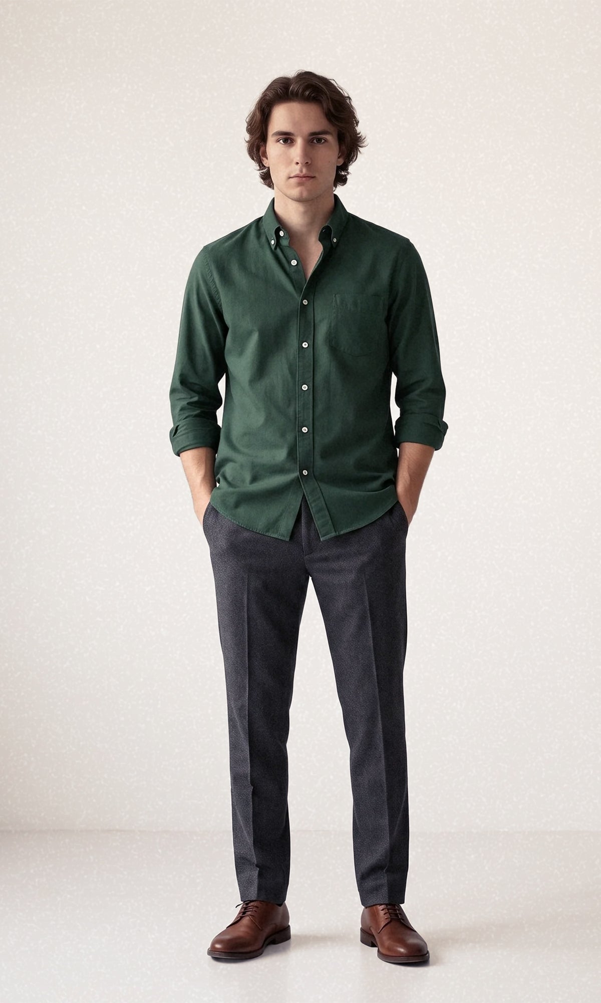 FOUNDER'S SOLID SHIRT - GREEN