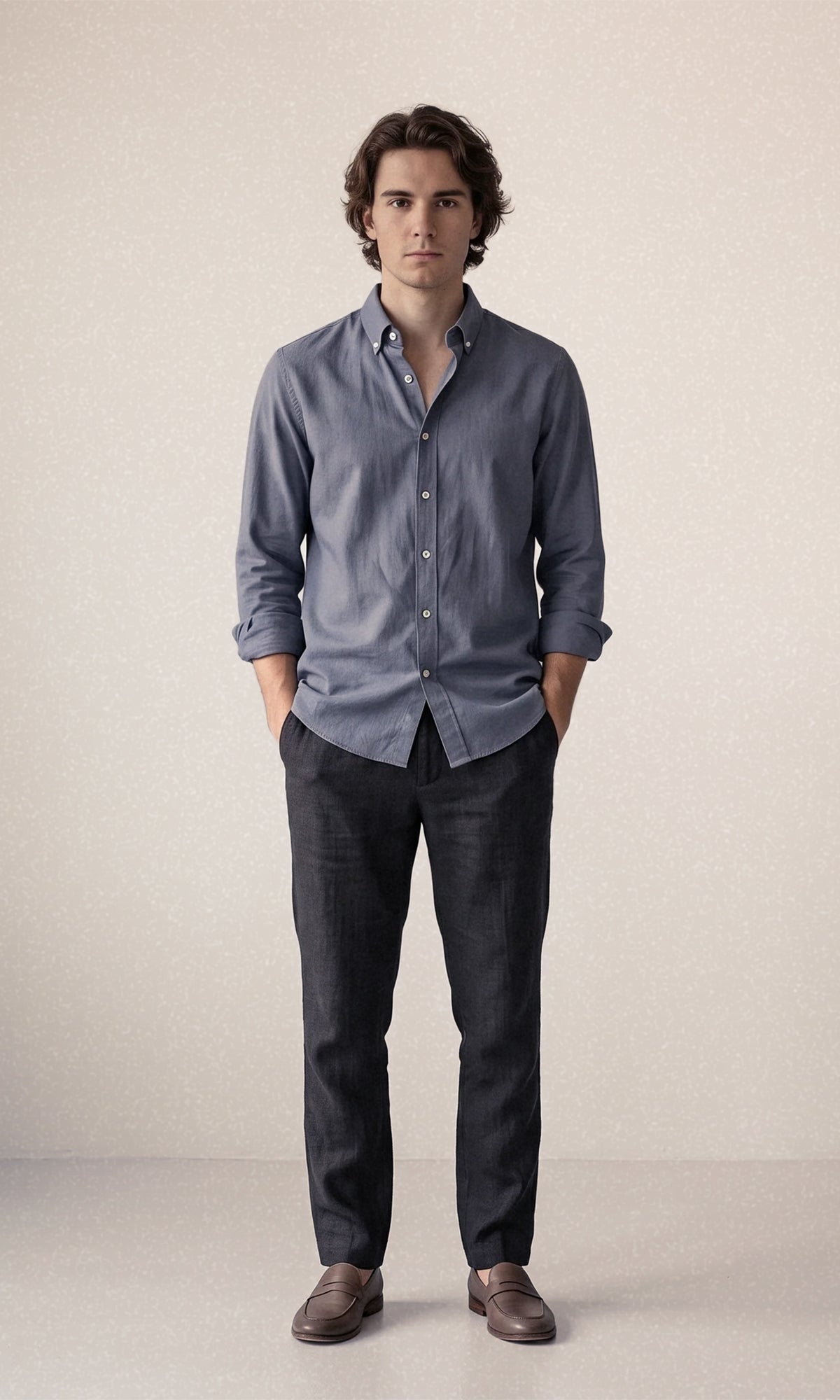 FOUNDER'S SOLID SHIRT - GREY