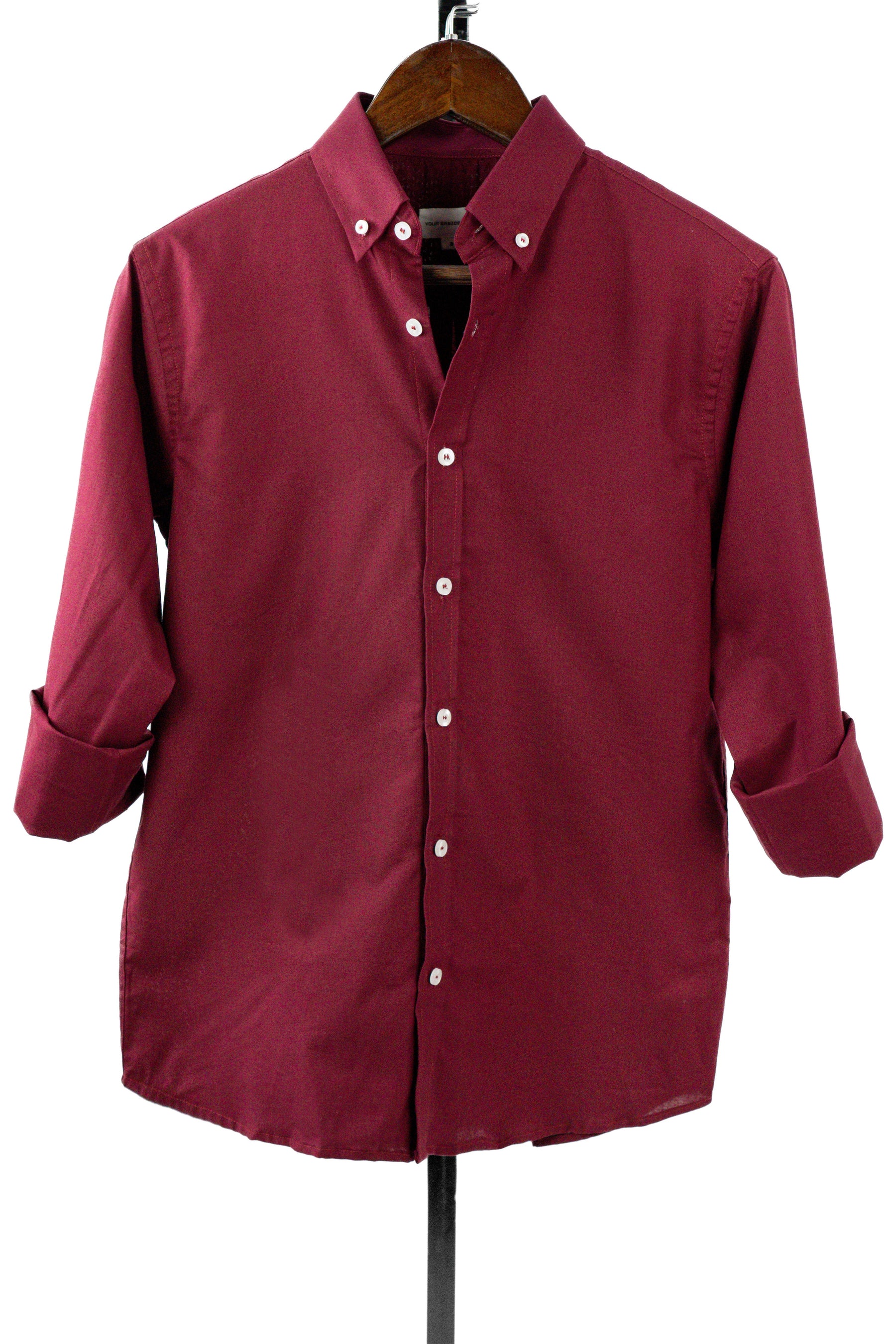 FOUNDER'S SOLID SHIRT - MAROON