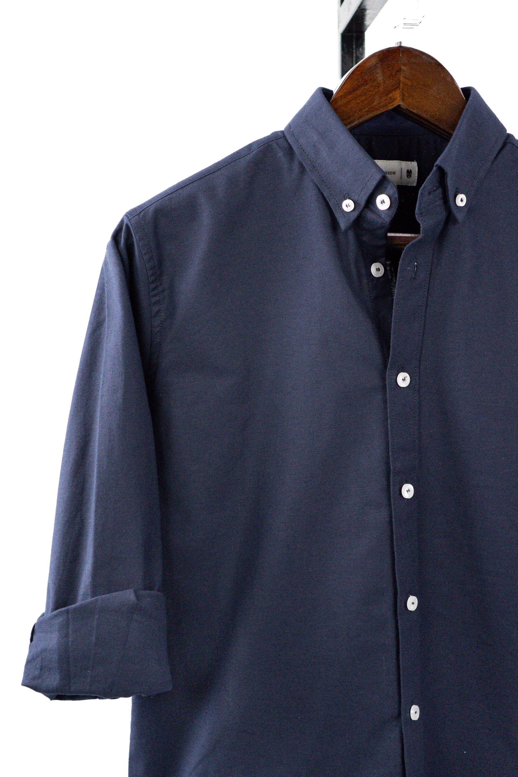 FOUNDER'S SOLID SHIRT - NAVY BLUE
