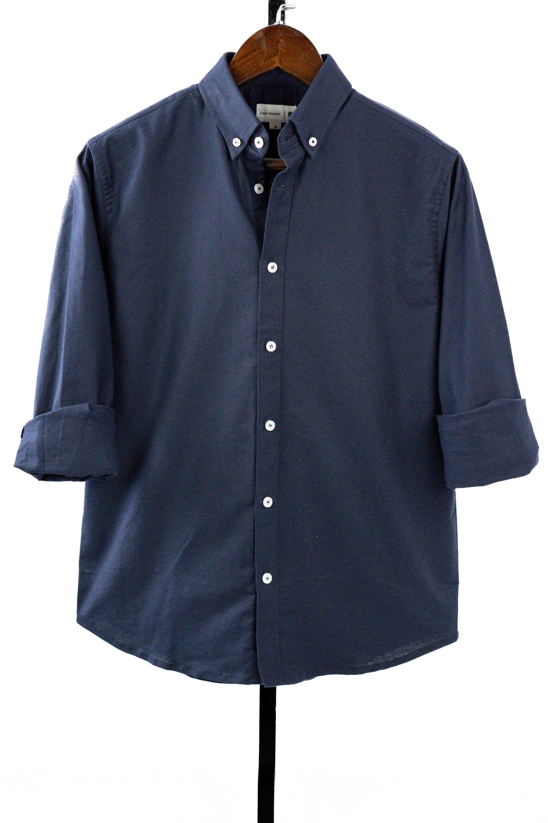 FOUNDER'S SOLID SHIRT - NAVY BLUE
